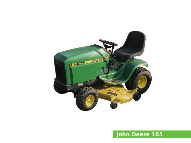 John Deere 185 Lawn Tractor Specs And Service Data
