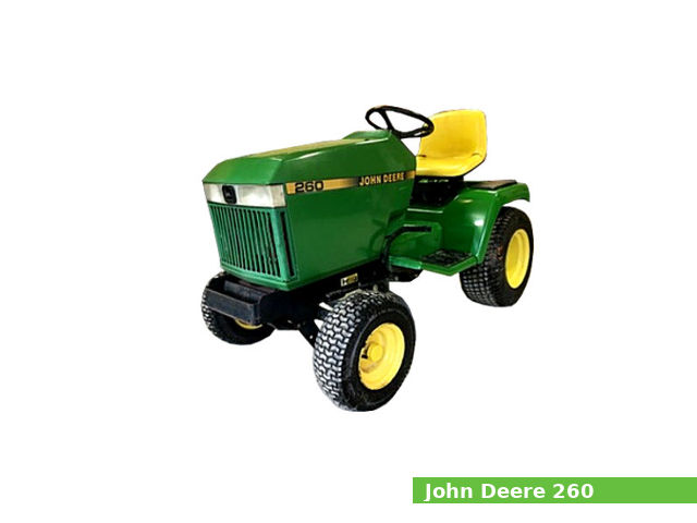 John Deere 260 Lawn Tractor Specs And