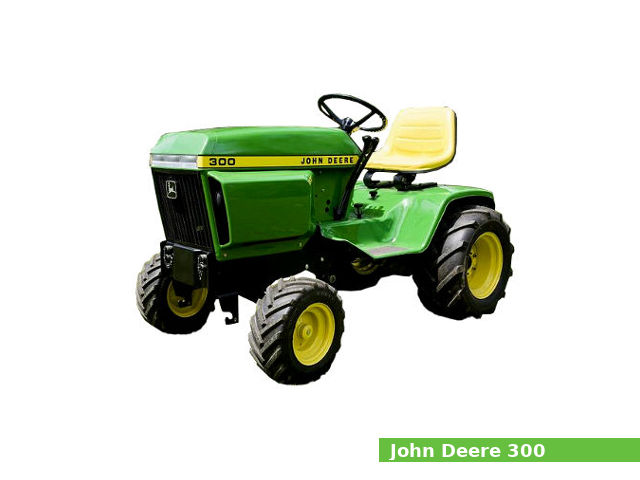 Jd 300 on sale garden tractor